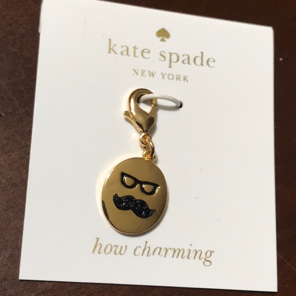 Kate Spade Mustache Charm